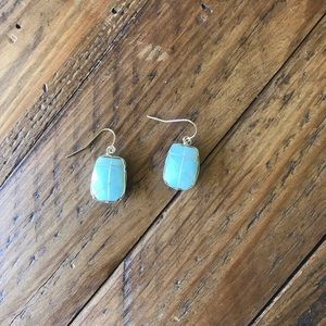 Turquoise and Gold Earrings